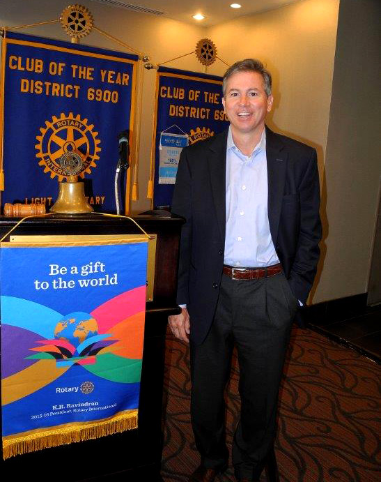Doug MacGinnitie at Sandy Springs Rotary Club